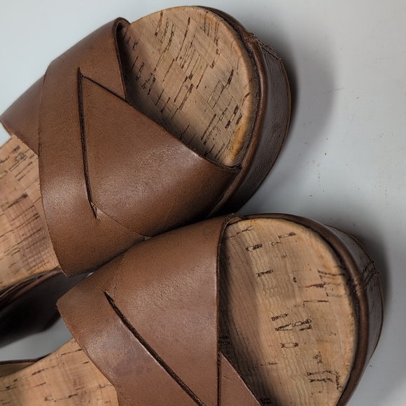 Kork-ease The Original Ava Classic Leather Wedge Sandals woman's size 9 - Picture 9 of 16